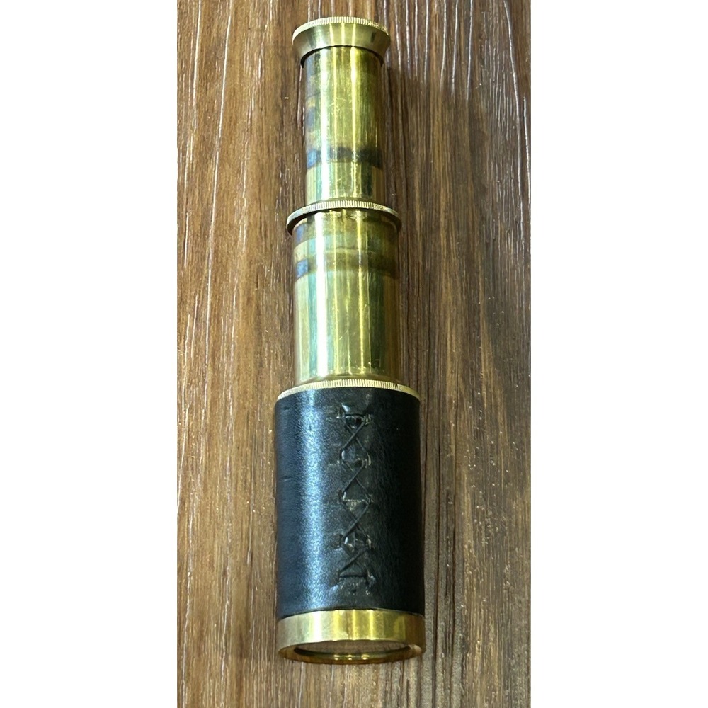Vintage Military Spyglass TELESCOPE Hand-made 6 inch Spy-GI